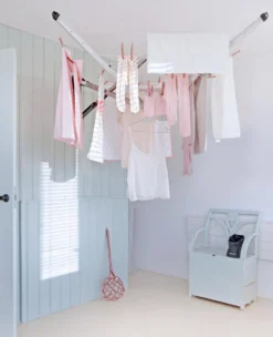 Brabantia WallFix Wanddroger - Met Beschermhoes - 24 M - Metallic Grey -Schoonmaakmiddelen 976x1200 2