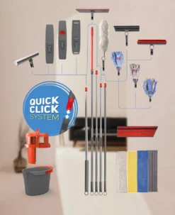 Nordic Stream Vloerwisser - Microvezel Dweil Met Steel - Quick Click Systeem - Douche - Badkamer - 46cm Wisbreedte -Schoonmaakmiddelen 978x1200 1