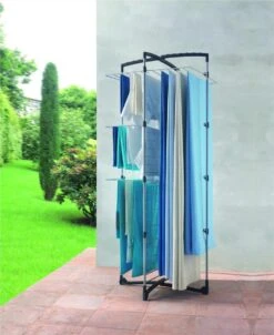 Metaltex - Tec Fortino Droogrek - 4 Etages 33M - 69X64X171Cm - LDPE -Schoonmaakmiddelen 980x1200 2