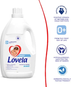 Lovela - Wasmiddel - Hypoallergene Melk - Voor Het Wassen Van Baby & Witte Kleding - 4,5l -Schoonmaakmiddelen 983x1200