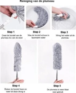 7Style Collection - Microvezel Plumeau Met Uitschuifbare Telescoopsteel Tot 280 CM - Ragebol RVS -Schoonmaakmiddelen 987x1200 1