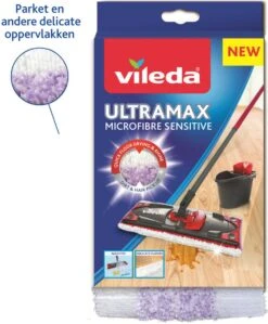 Schoonmaakmiddelen 42 2x Vileda Ultramax Sensitive Vervanging